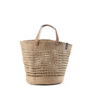 Kiondo Market Basket Open Weave - Medium Brown